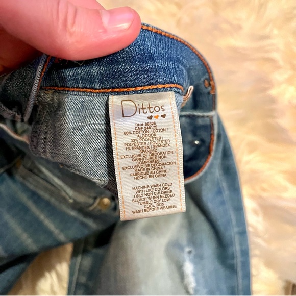 Dittos distressed Jeggings low rise size 28 - Picture 5 of 5